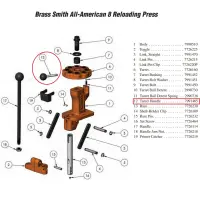 Lyman Brass Smith All-American 8 Turret Handle